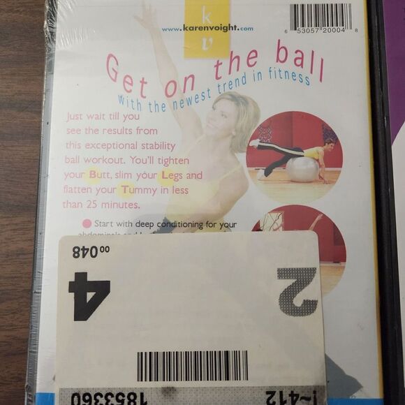 DVD Lot Cardio Ball Quick Fix B.L.T. Karen Voight Cathe Basic Step Workout - Picture 5 of 7